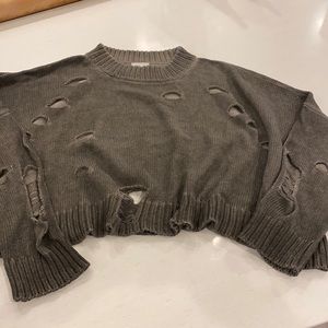 PLANET ripped sweater